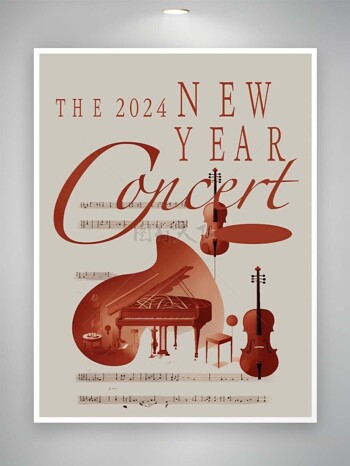 音乐会古典艺术质感海报设计素材